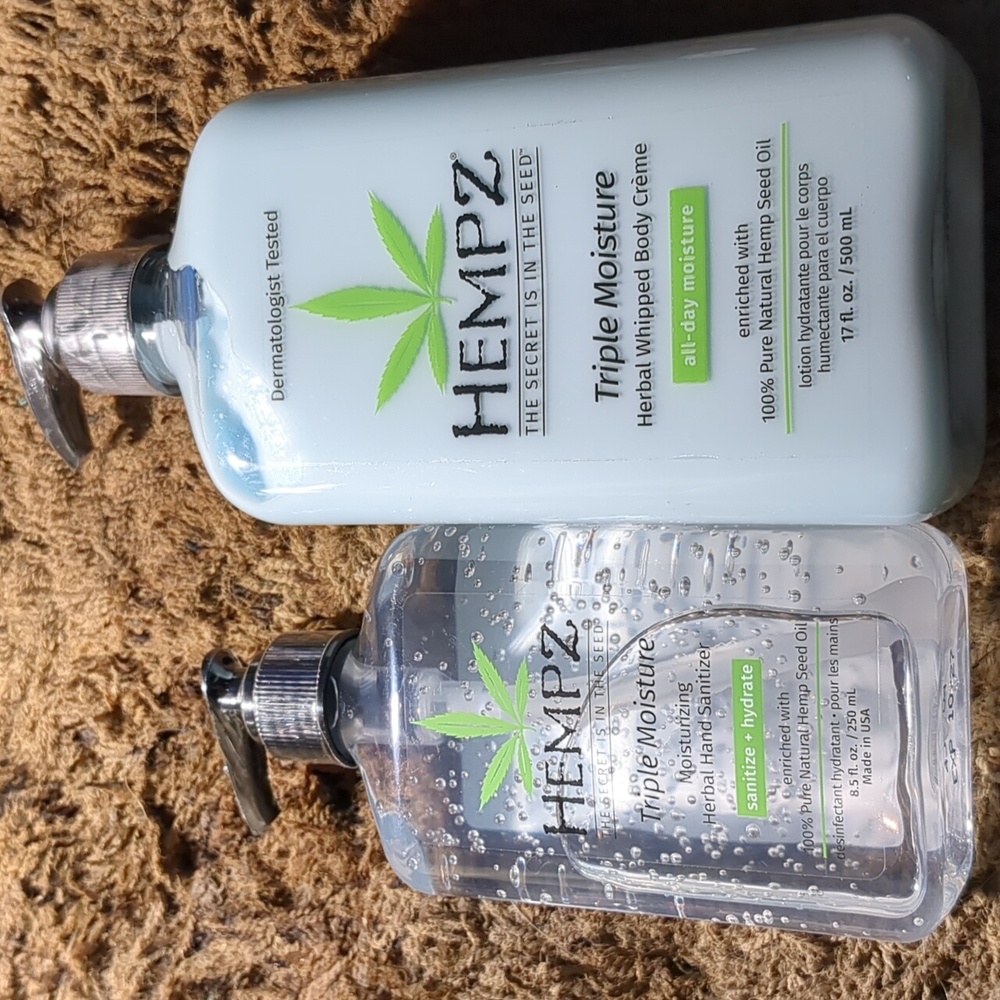 Hempz TRIPLE MOISTURE HERBAL WHIPPED Creme & Herbal Hand Sanitizer